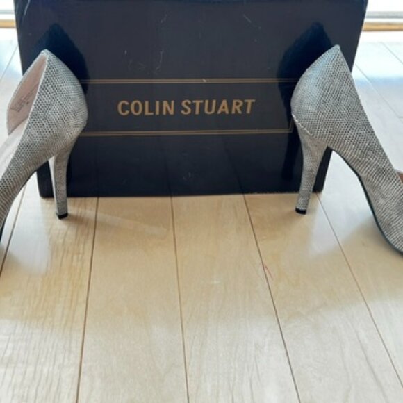 New in Box Colin Stuart Beautiful Snake Print Heels Pumps Size 9 - Picture 4 of 9